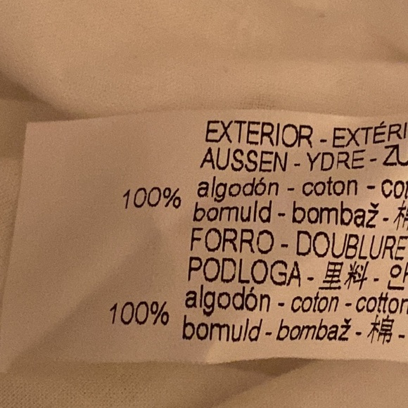 NWT. Zara White Cutwork Embroidery Midi Dress with V-neckline. Size S. - Picture 8 of 9